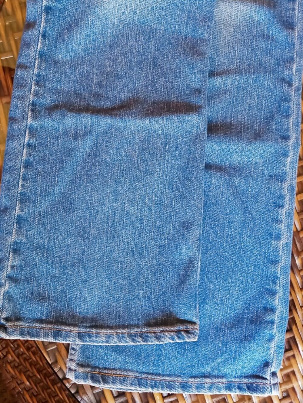 Levi Strauss & Co 515 Bootcut Jeans Women's Blue Medium Wash Stretch Denim 12M - Picture 12 of 15